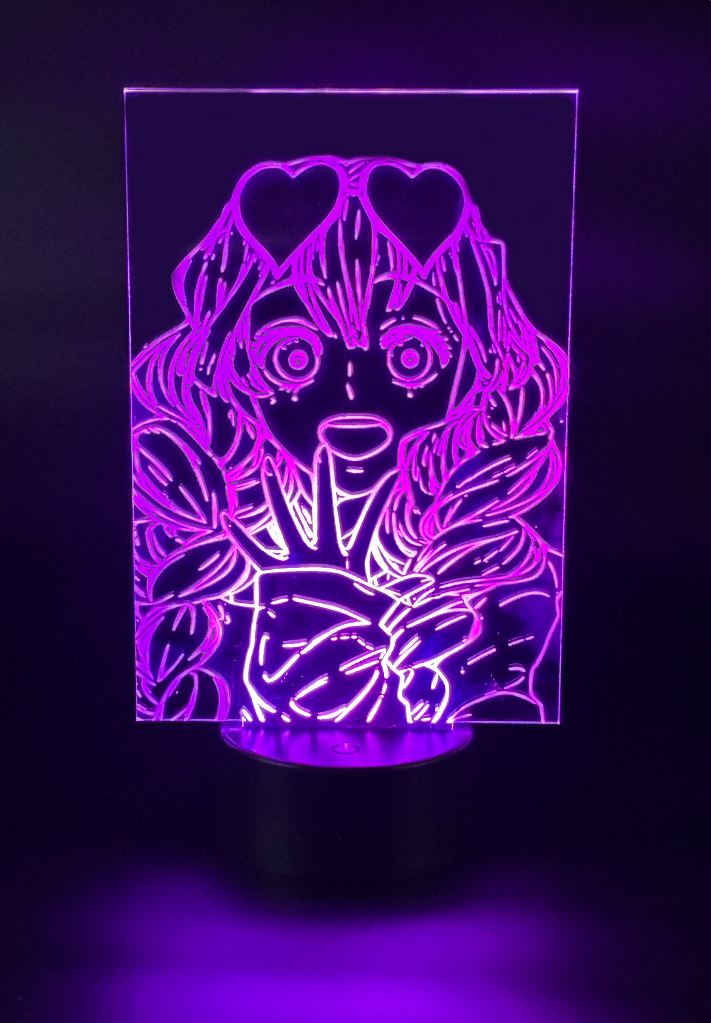 Veilleuse Led Demon Slayer Pillier de l'amour Mitsuri