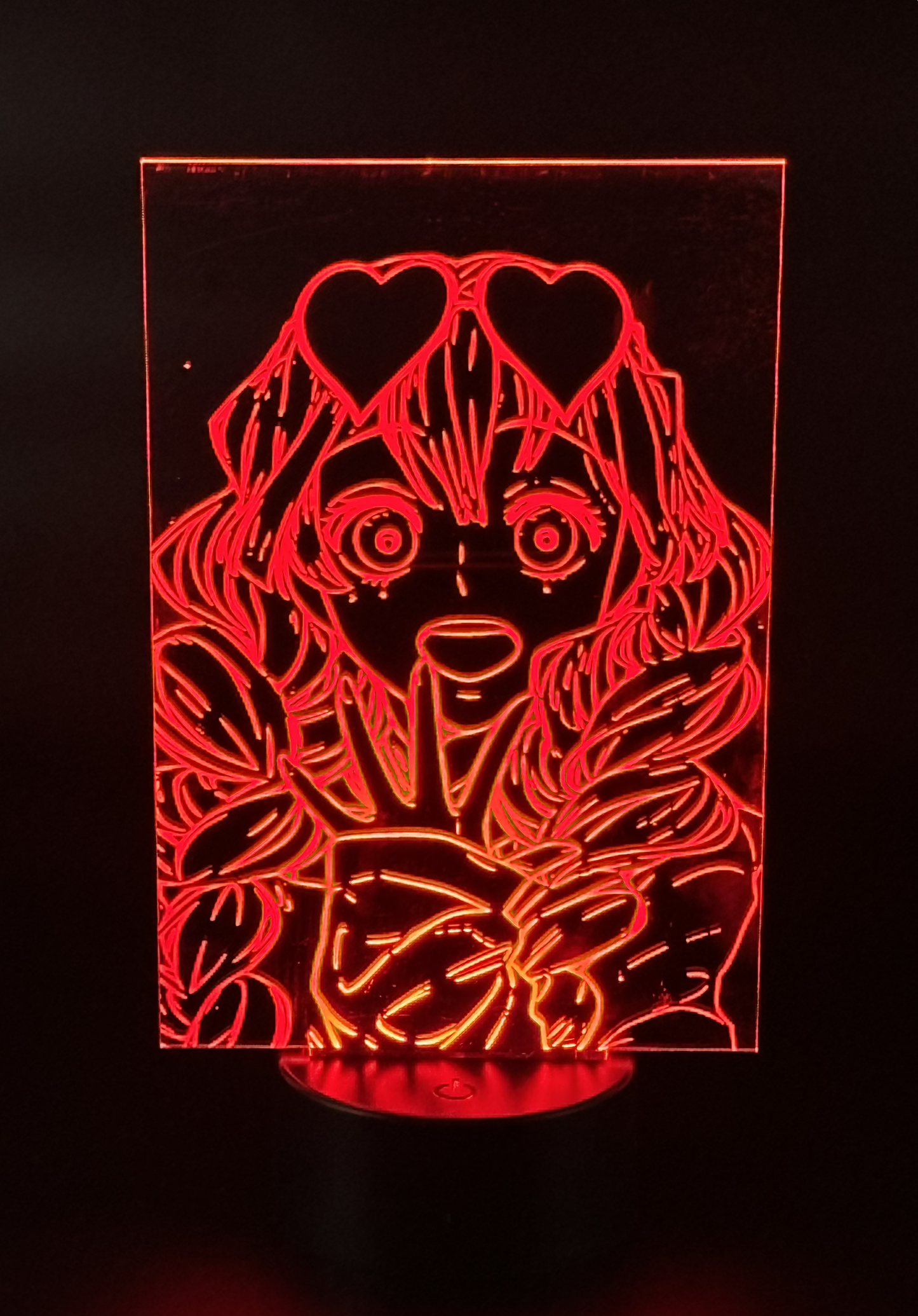 Veilleuse Led Demon Slayer Pillier de l'amour Mitsuri