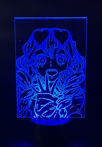 Veilleuse Led Demon Slayer Pillier de l'amour Mitsuri