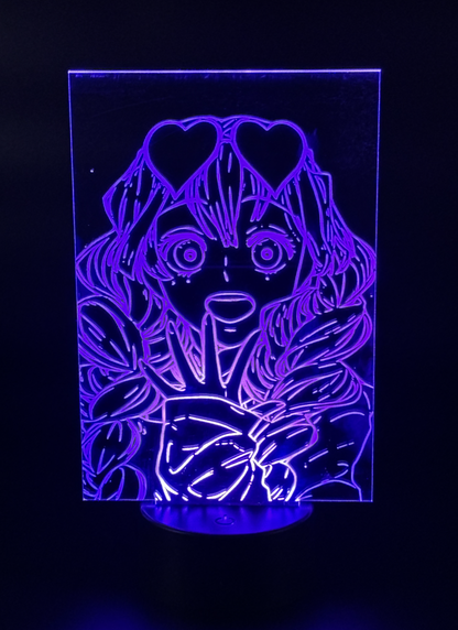 Veilleuse Led Demon Slayer Pillier de l'amour Mitsuri