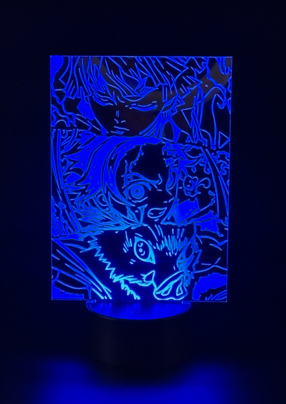 Veilleuse Led Demon Slayer Tanjiro-Inosuke-Zenitsu