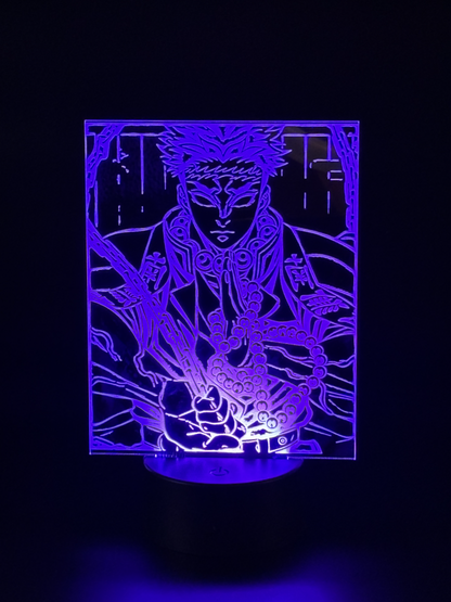 Veilleuse Led Demon Slayer Pillier de la Terre Gyomei