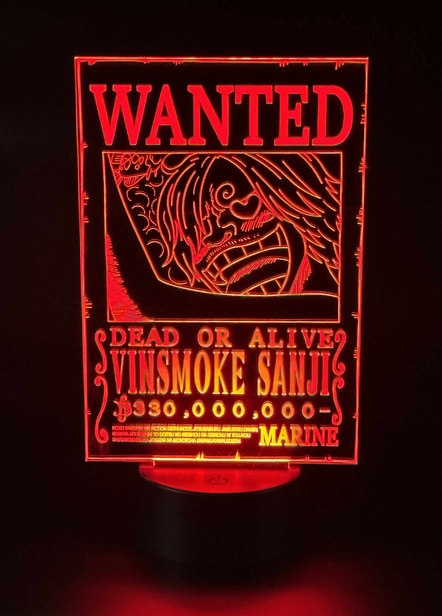 Veilleuse Led One Piece Sanji