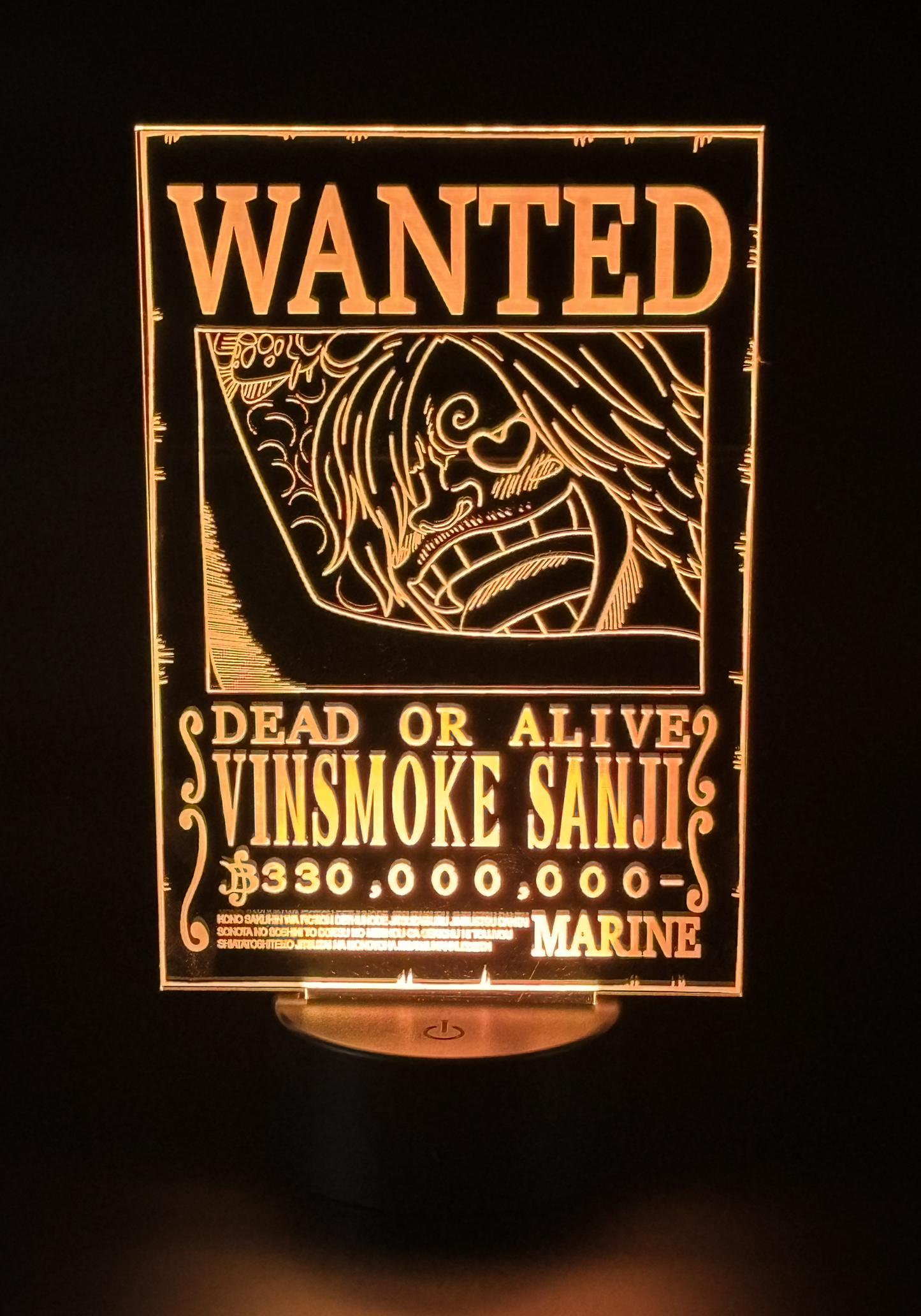 Veilleuse Led One Piece Sanji