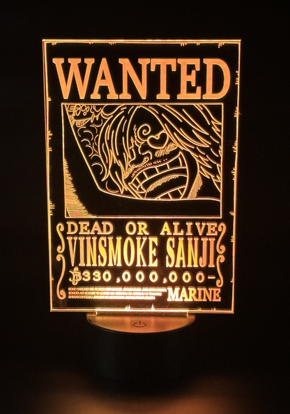 Veilleuse Led One Piece Sanji