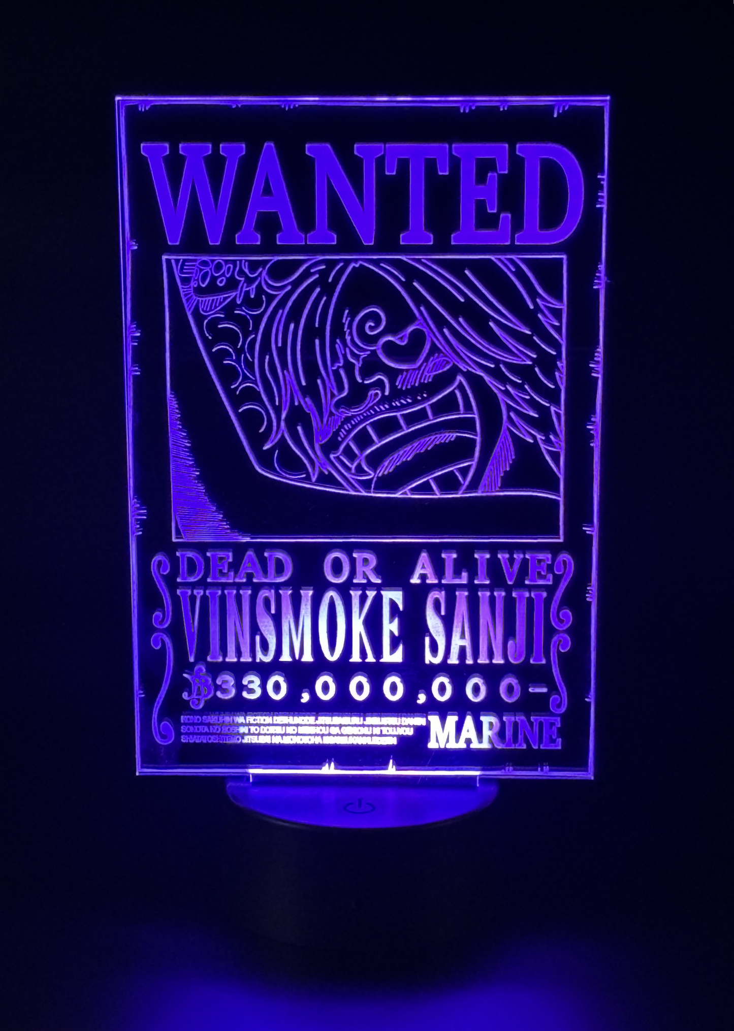 Veilleuse Led One Piece Sanji