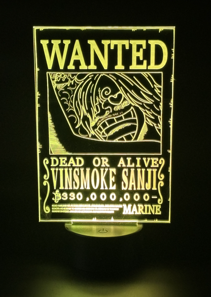 Veilleuse Led One Piece Sanji