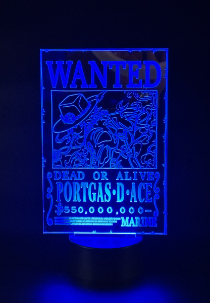 Veilleuse Led One Piece Portgas D Ace
