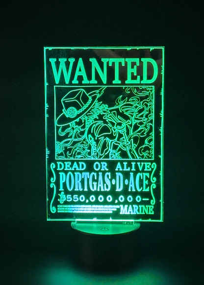 Veilleuse Led One Piece Portgas D Ace
