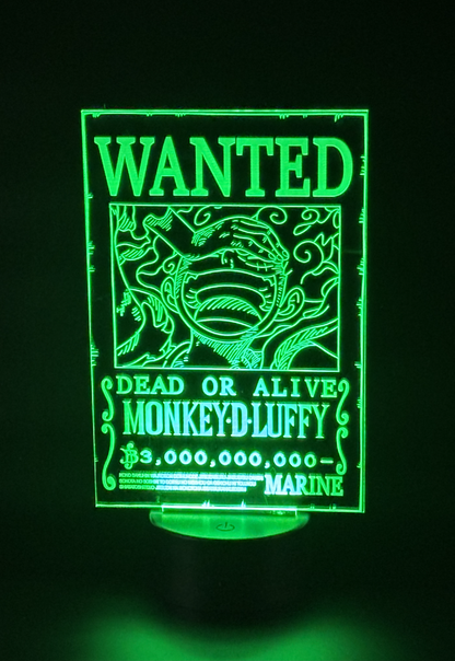 Veilleuse Led One Piece Luffy Gear 5