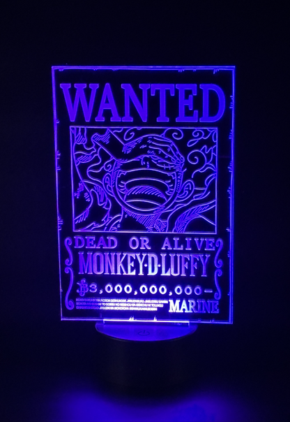 Veilleuse Led One Piece Luffy Gear 5