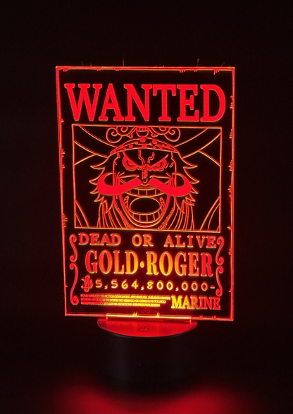 Veilleuse Led One Piece Gold Roger