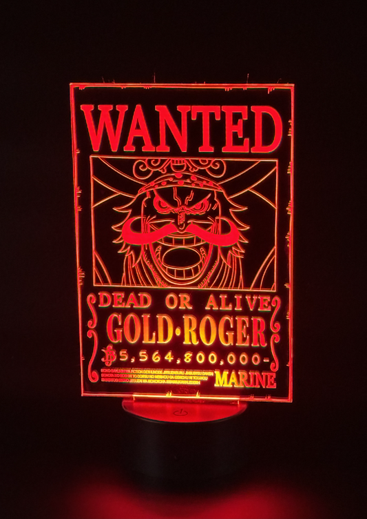 Veilleuse Led One Piece Gold Roger