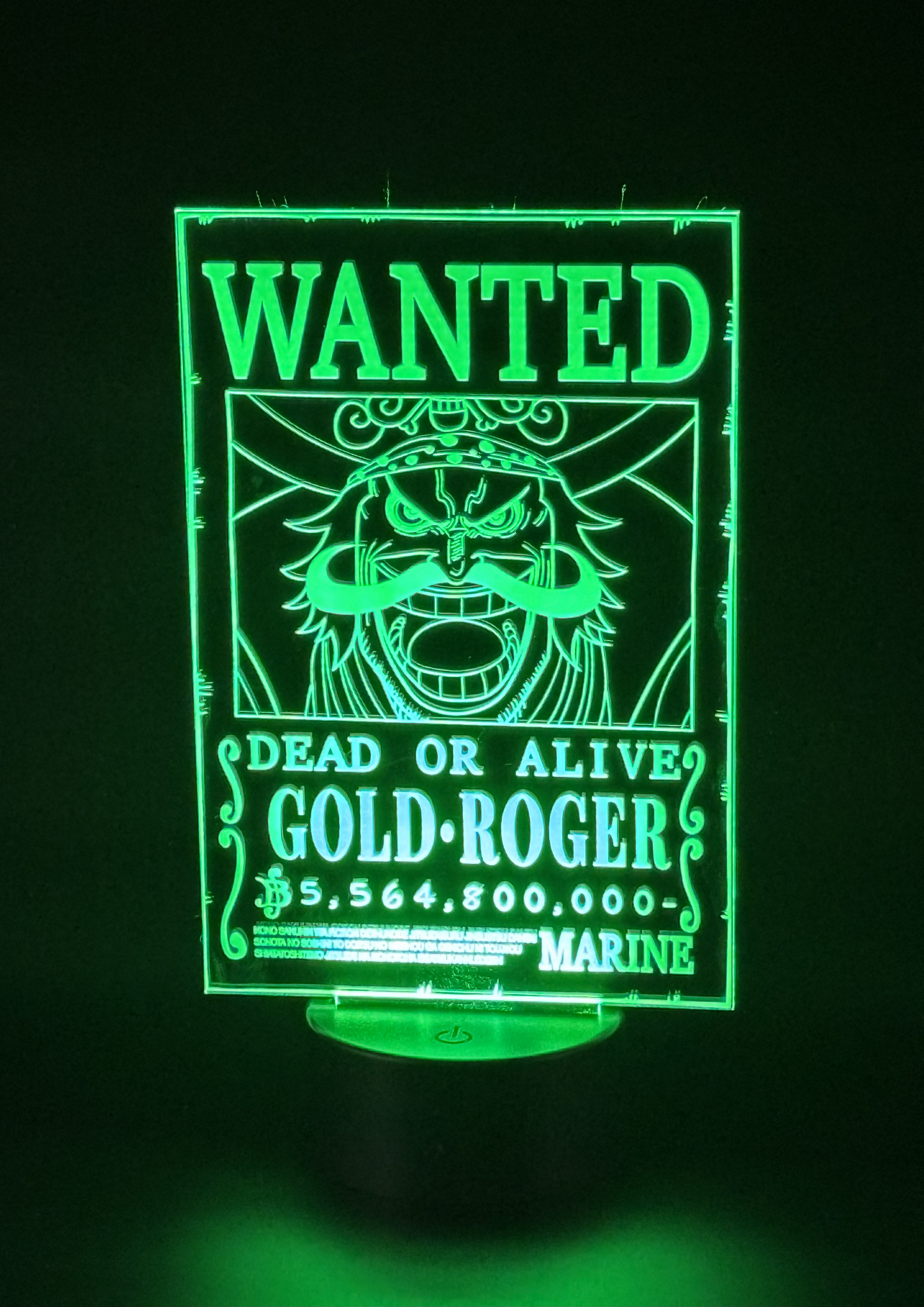 Veilleuse Led One Piece Gold Roger