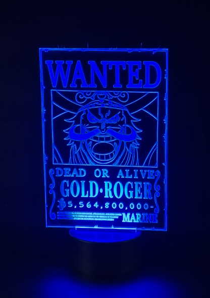 Veilleuse Led One Piece Gold Roger