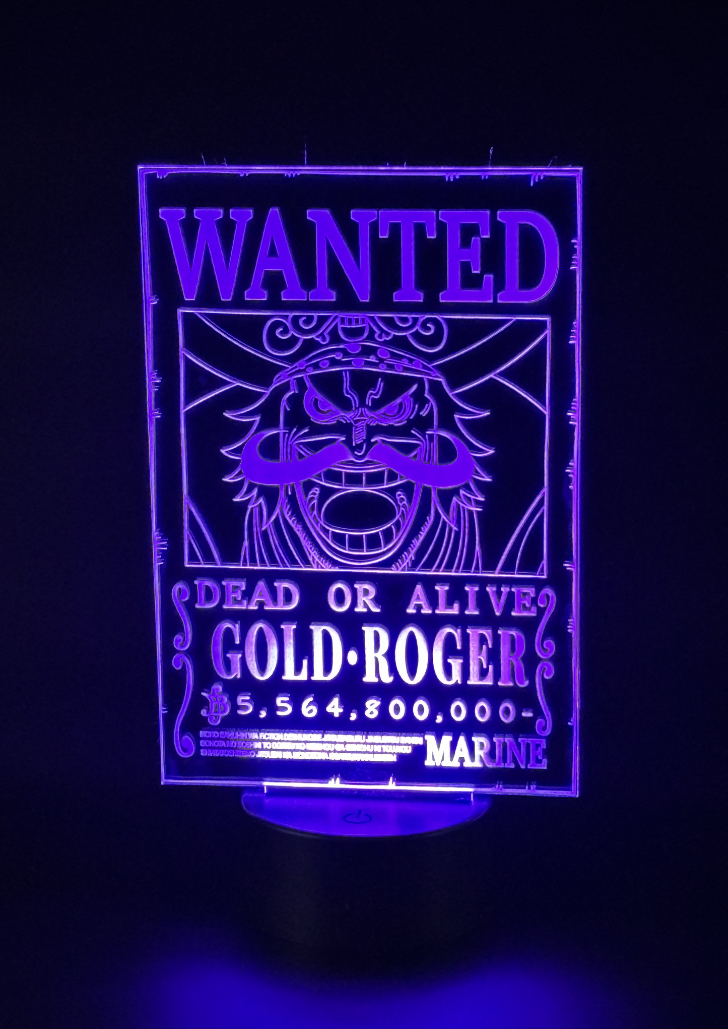 Veilleuse Led One Piece Gold Roger