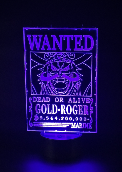 Veilleuse Led One Piece Gold Roger