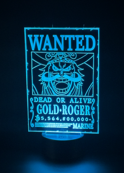 Veilleuse Led One Piece Gold Roger