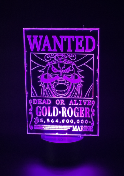 Veilleuse Led One Piece Gold Roger