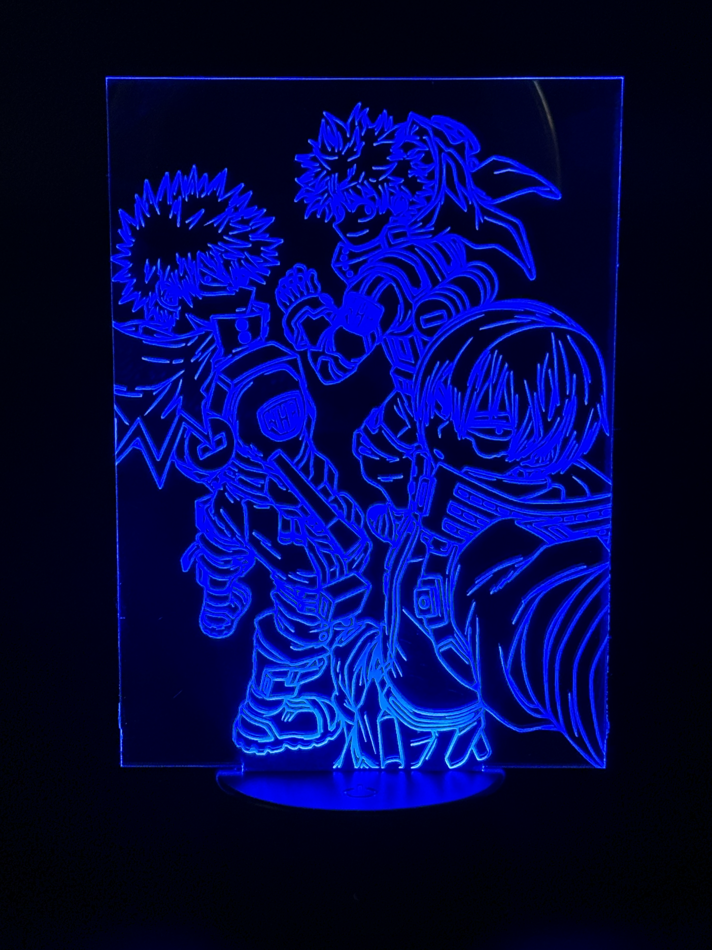 Veilleuse Led My Hero Academia Midoriya Todoroki et Bakugo