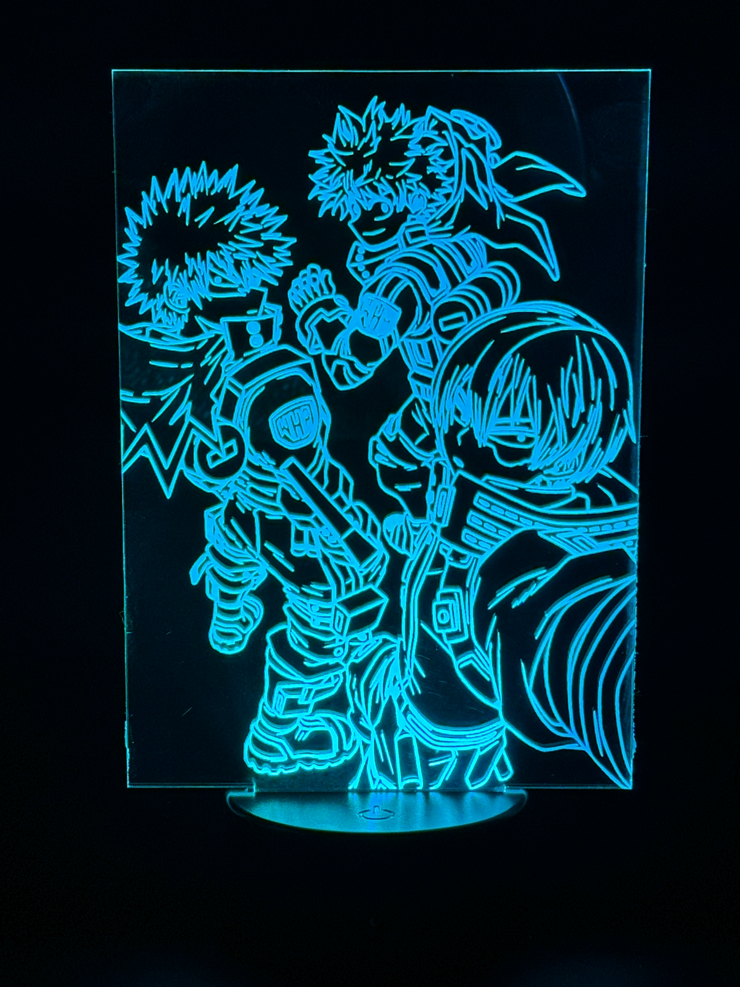 Veilleuse Led My Hero Academia Midoriya Todoroki et Bakugo