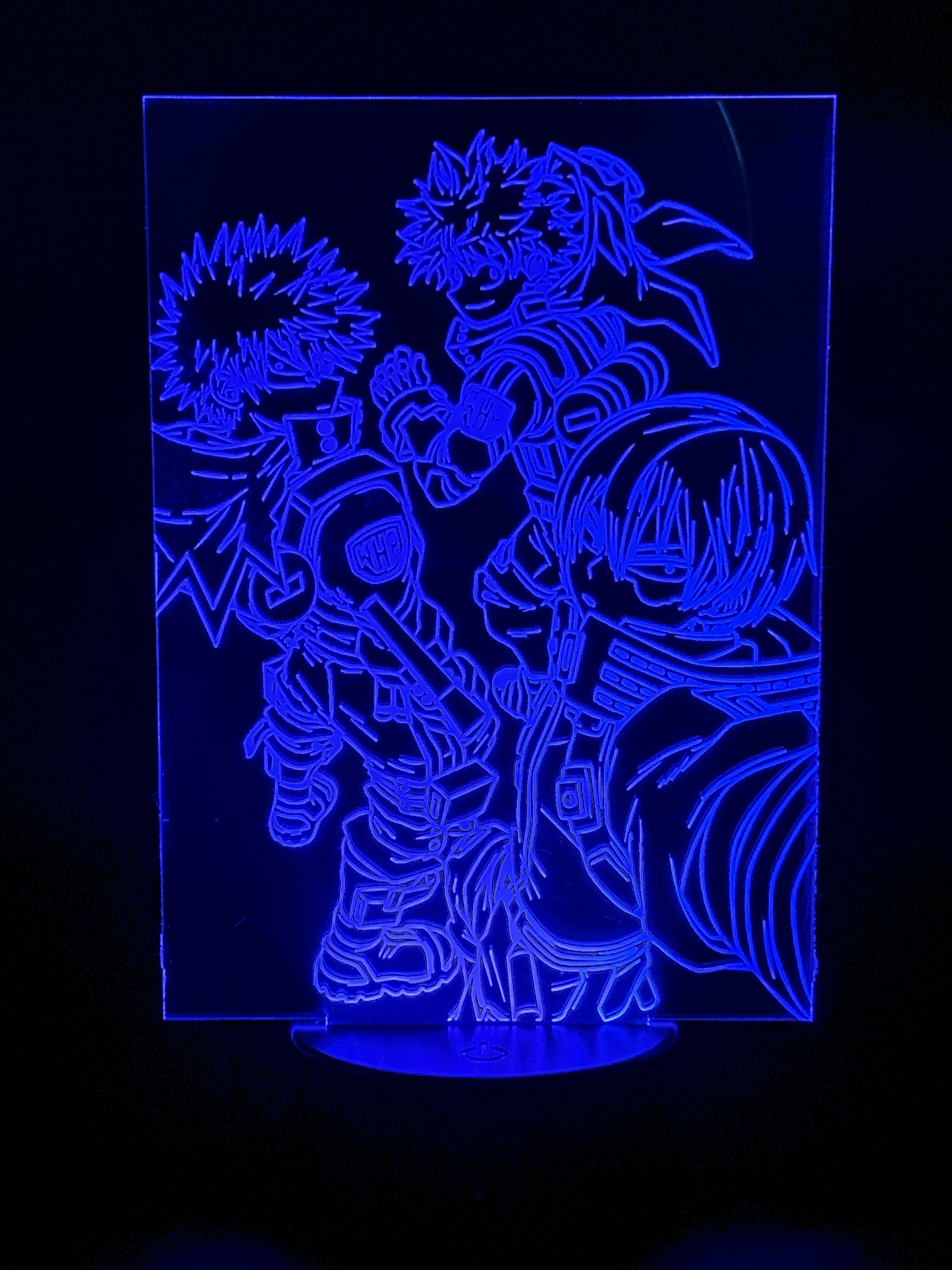 Veilleuse Led My Hero Academia Midoriya Todoroki et Bakugo