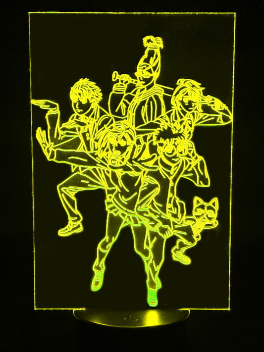 Veilleuse Led DanDaDan l'équipe