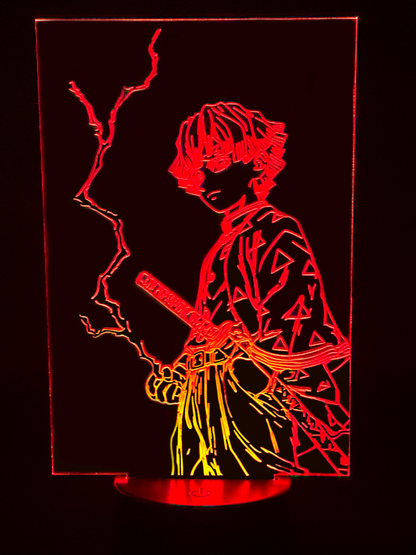 Veilleuse Led Demon Slayer Zenitsu modèle 2