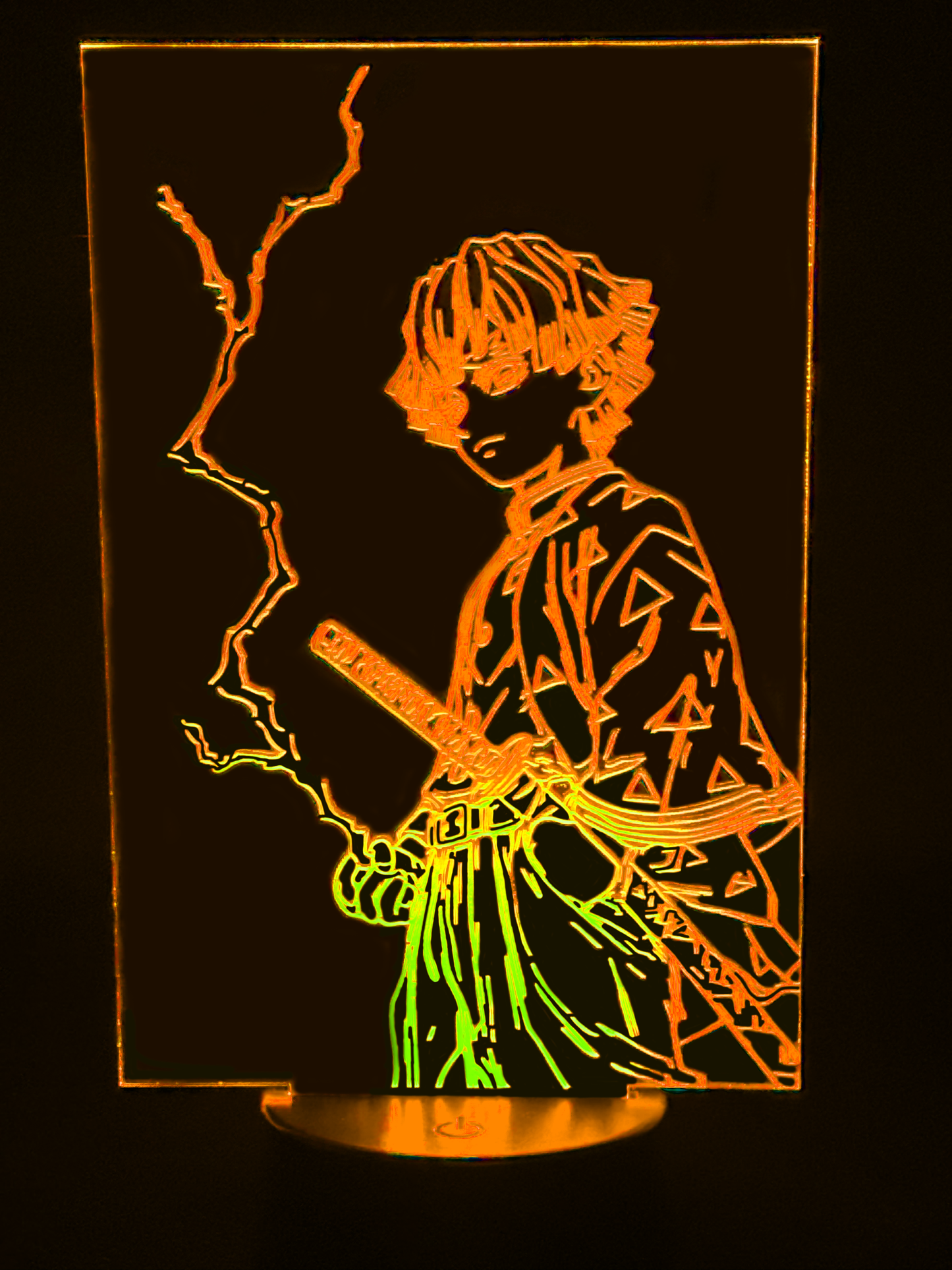 Veilleuse Led Demon Slayer Zenitsu modèle 2