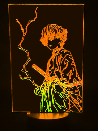 Veilleuse Led Demon Slayer Zenitsu modèle 2