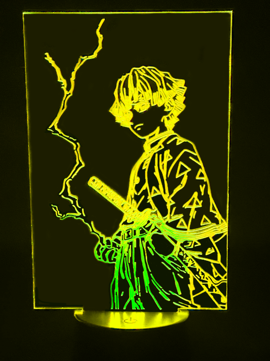 Veilleuse Led Demon Slayer Zenitsu modèle 2