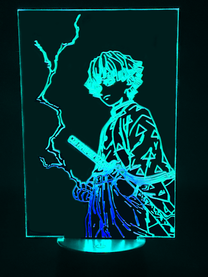 Veilleuse Led Demon Slayer Zenitsu modèle 2