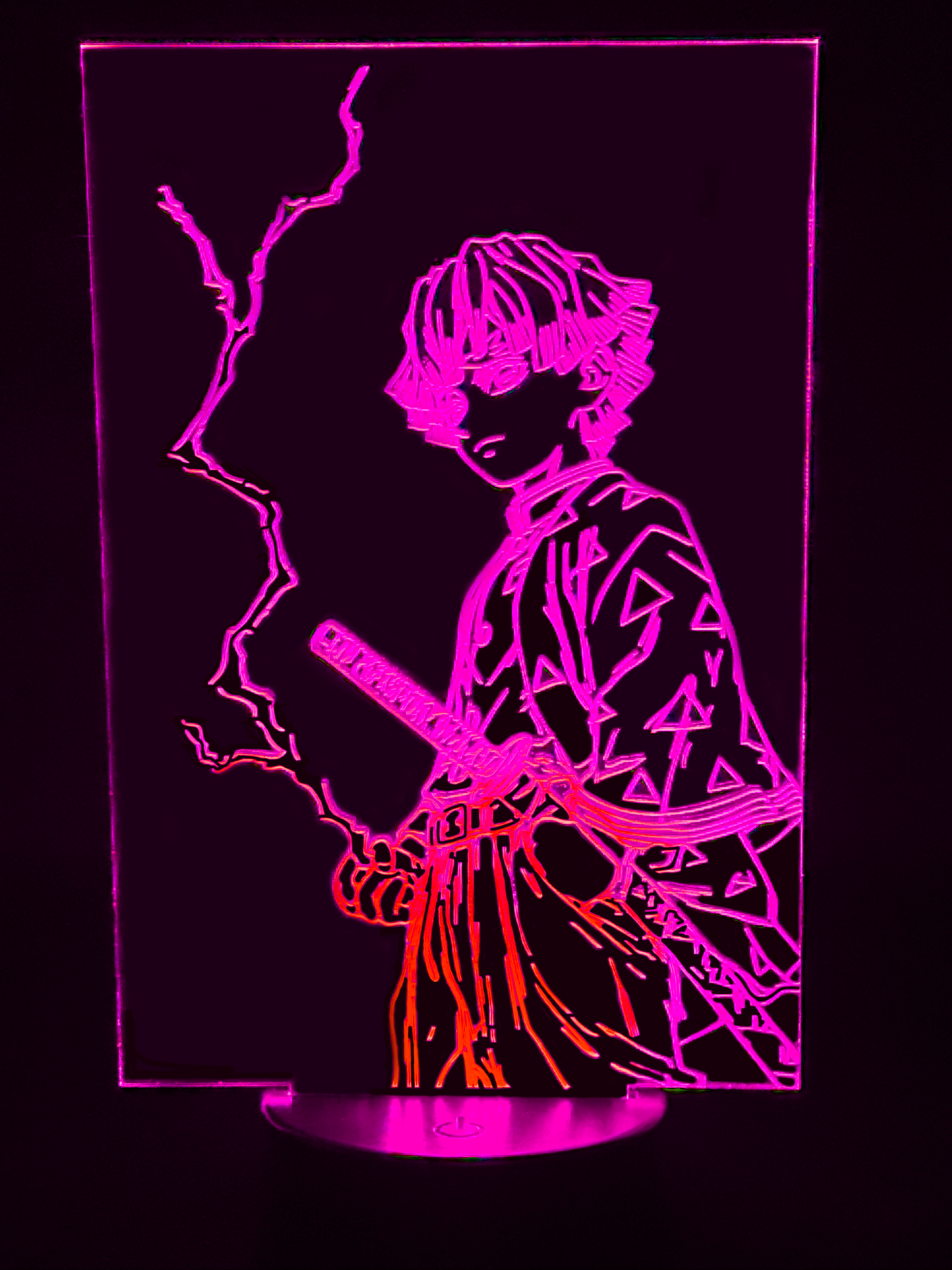 Veilleuse Led Demon Slayer Zenitsu modèle 2