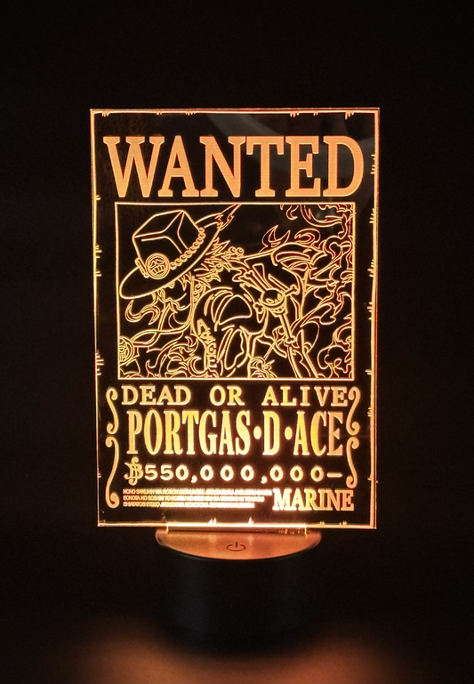 Veilleuse Led One Piece Portgas D Ace
