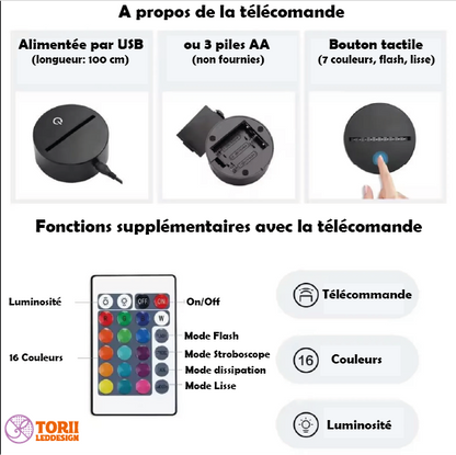 Veilleuse Led One Piece Brook